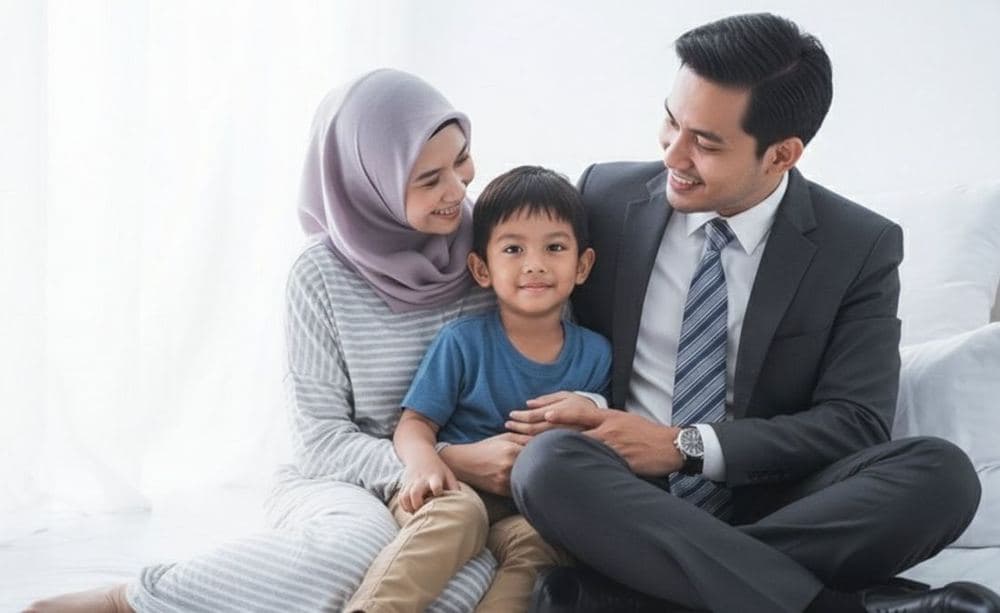 Keluarga yang tenang karena urusan hukumnya terlindungi